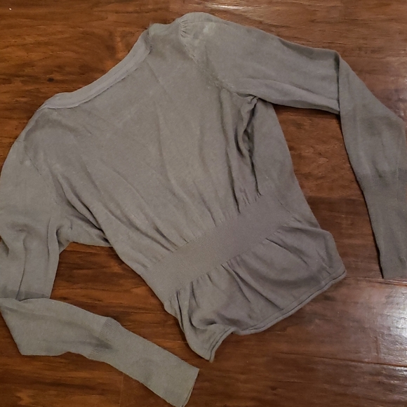 Women's Vera Wang button up cardigan sz petite sm - Picture 6 of 6